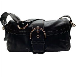 Authentic Classic COACH Soho Leather Buckle
Hobo Shoulder Bag